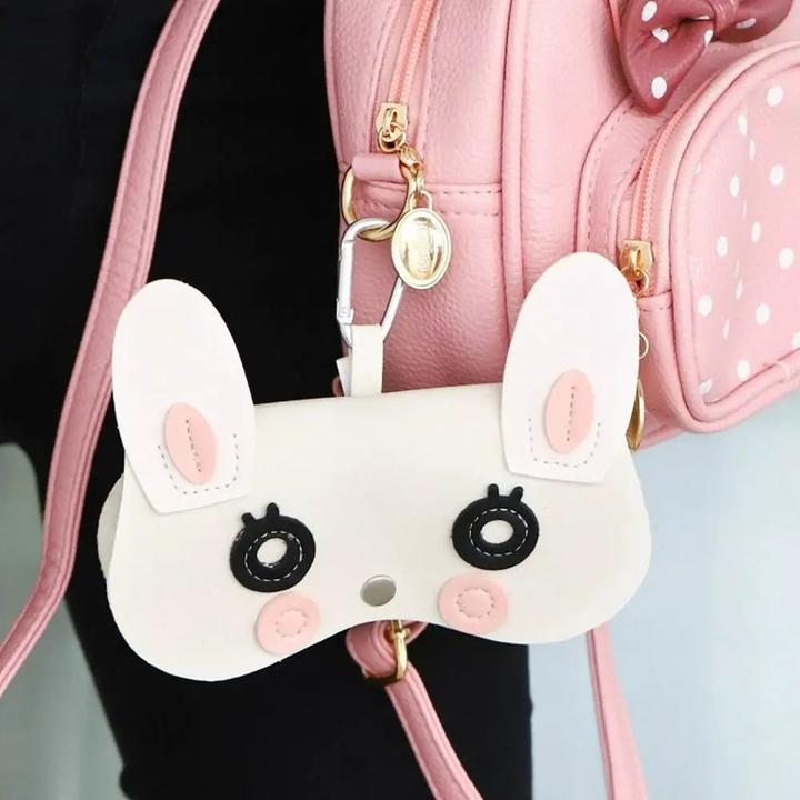 Image du produit Only-Bags.Store Cartoon Portable Sun Eye Glasses Box PU Leder Brillenetui Sonnenbrille