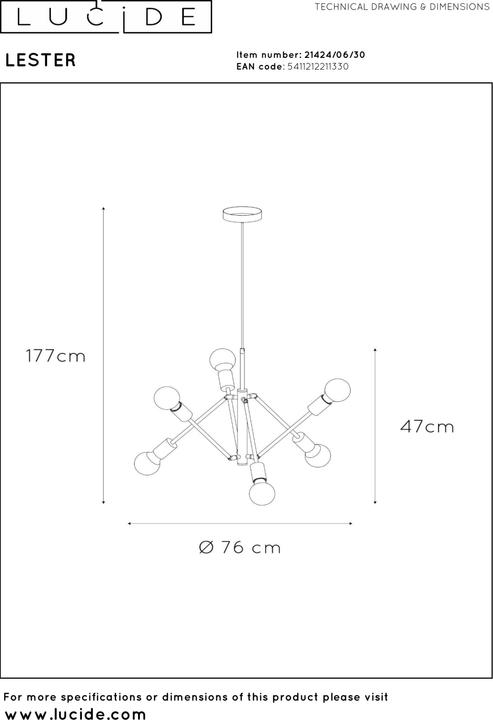 Produktbild Lucide Lester (E27)