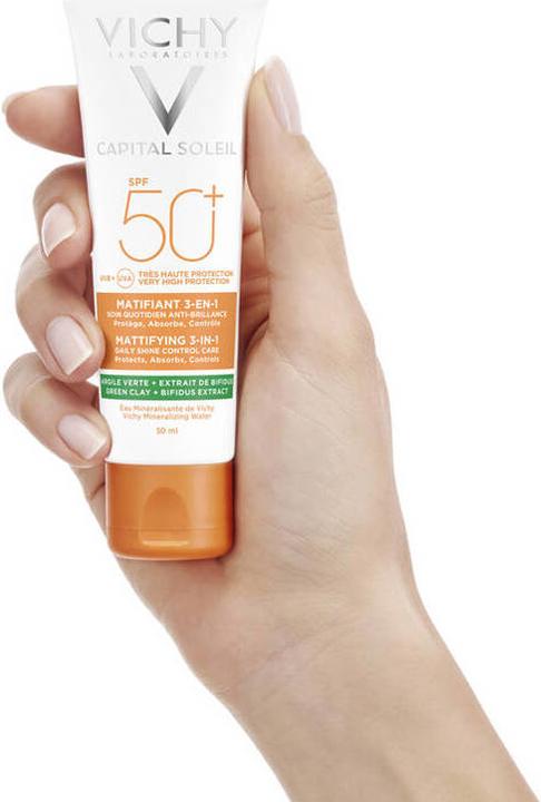 Actual product image Vichy Capital Soleil Mattifying (Suntan cream, SPF 50, 50 ml, 73 g)