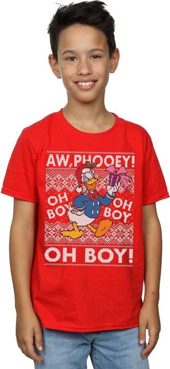 Produktbild Disney Donald Duck Christmas Fair Isle TShirt Jungen (152, 158)