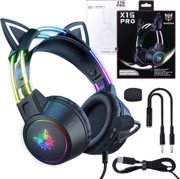 Image du produit Onikuma X15 Pro Cat (Filaire)