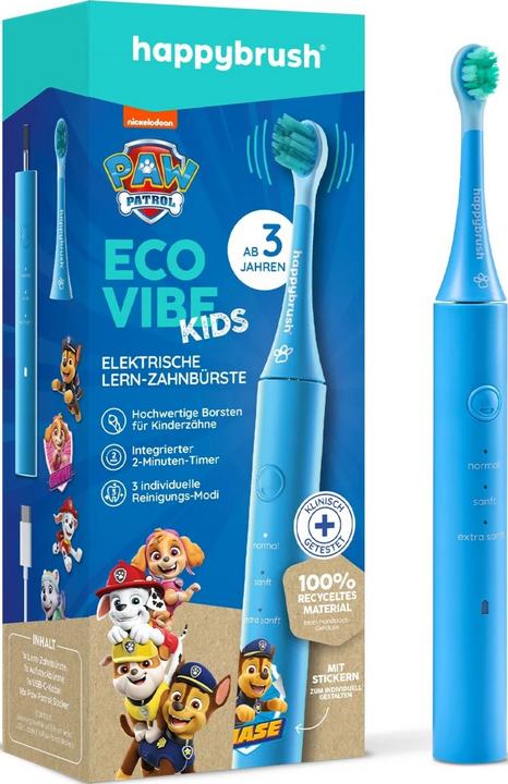 Image du produit happybrush Schallzahnbürste Eco Vibe Kids Paw Patrol (Brosse à dents sonique)