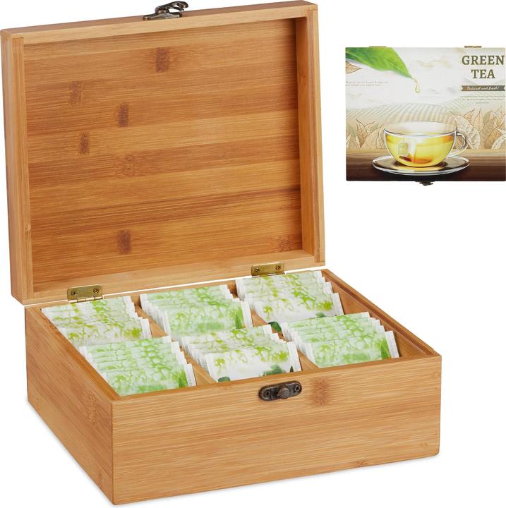 Image du produit Relaxdays Boîte coffret à thé