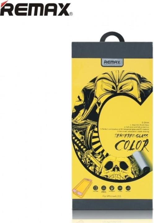 Immagine prodotto Remax iVisor Vetro protettivo temperato per iPhone 6/6S Plus con cornice in alluminio (1 Pezzo/i, Apple iPhone 6, Apple iPhone 6s Plus)