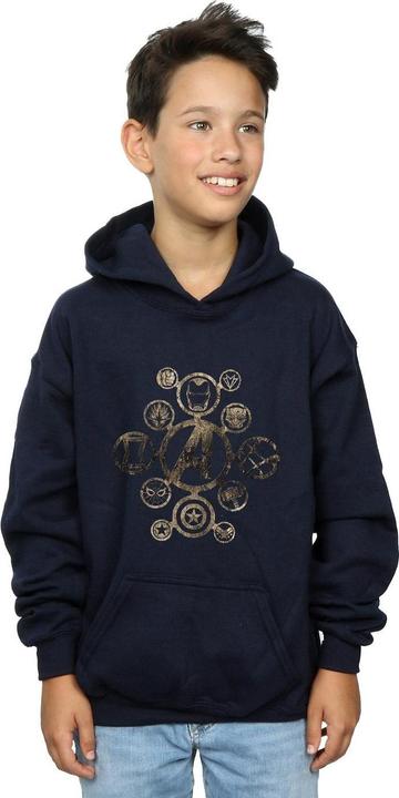 Image du produit - Sweat à capuche AVENGERS INFINITY WAR ICONS - Garçon (152, 158)