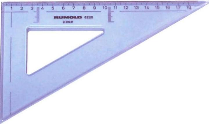 Produktbild Rumold Zeichendreieck (202 mm)