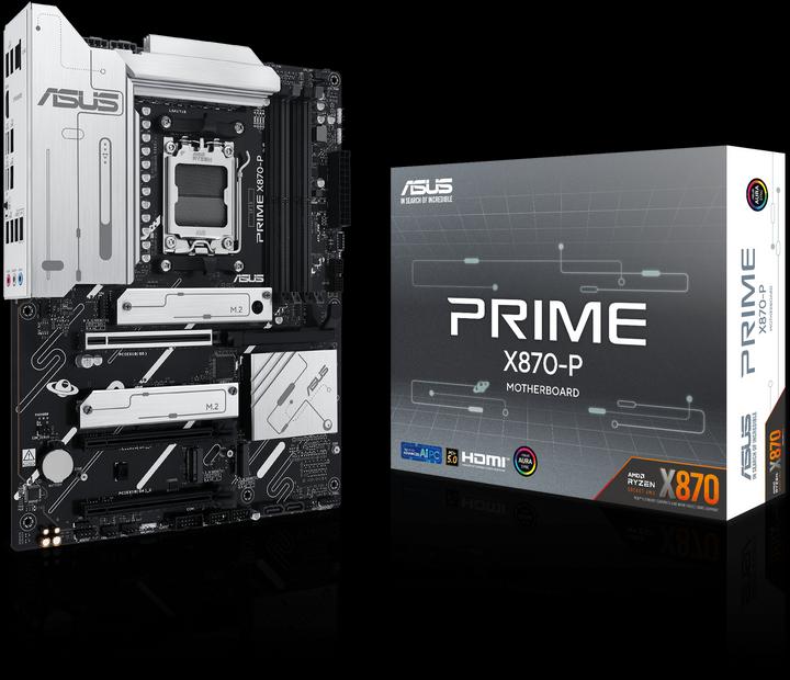 Actual product image ASUS PRIME X870-P (AM5, AMD X870, ATX)