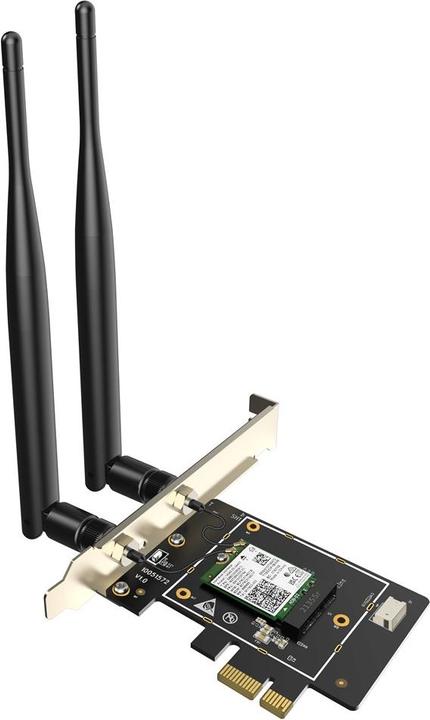 Immagine prodotto Tenda E33 Scheda di rete WLAN integrata 2402 Mbit/s (Mini PCI Express)