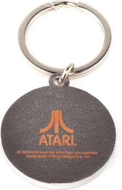 Actual product image Atari Metal Keychain With Enamel
