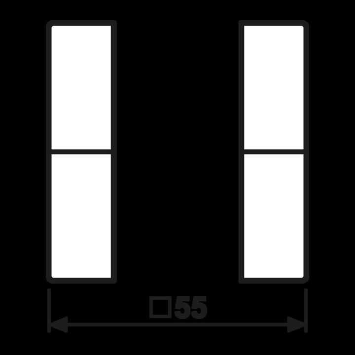 Produktbild JUNG Wippe Serien Schalter AS/A aws glz A502TSAWW