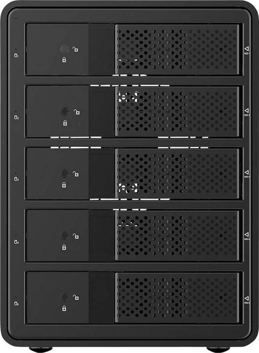 Produktbild Renkforce RF-6647600 8.9 cm (3.5 Zoll) Festplattengehäuse 5 Bay 3.5 Zoll USB-A ( (3.5")