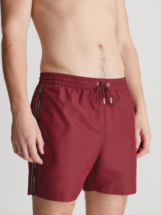 Image du produit Calvin Klein Medium Drawstring Heren Zwembroek - Cordovan - Maat S (S)