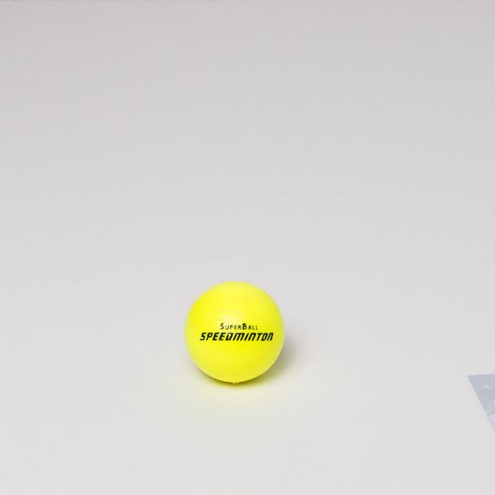 Actual product image Speedminton SuperBall 7cm neon yellow