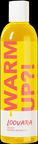 Loovara Warm Up!?" 250 ml di olio da massaggio naturale con effetto riscaldante (250 ml)