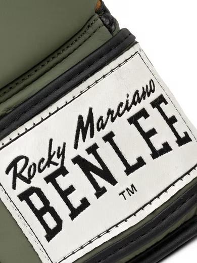 Actual product image Benlee Evans Boxing Gloves Kaki Leather (14 OZ)