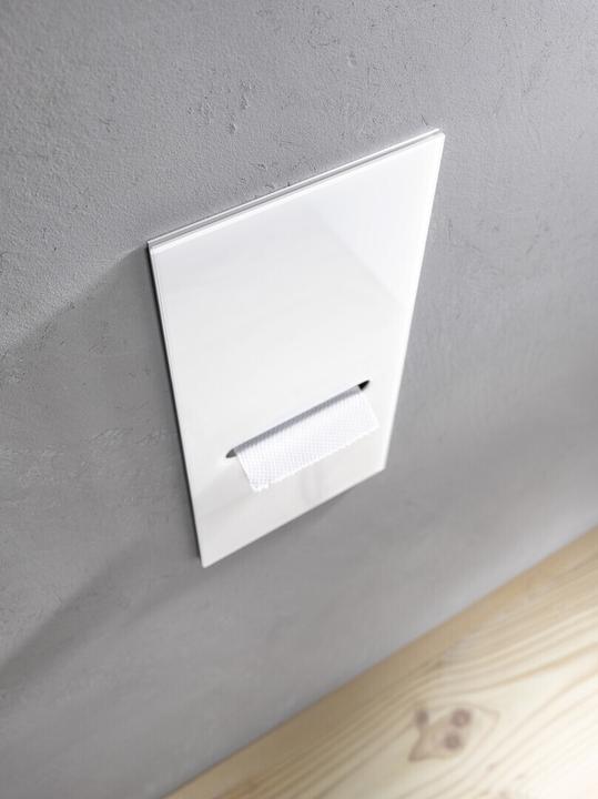 Image du produit Emco Module papier WC ASIS 2.0 UP 346x170mm charnière de porte à gauche optiwhite