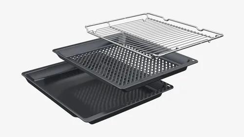 Image du produit Bosch Hausgeräte Built-in cooker set, HEG578BB4 + NIF645CB5E, Réchaud encastrable, Four à induction, HND675LS62