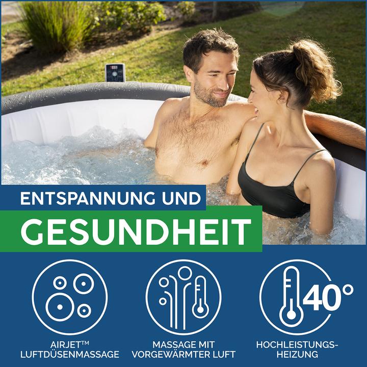 Produktbild Bestway LAY-Z-SPA® XXL WLAN-Whirlpool Mauritius AirJet™ 270 x 180 x 71 cm, oval (7 Pers.)