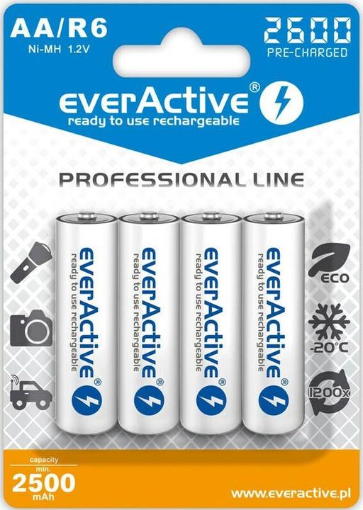 Everactive Professional Line (4 Stk., AA, 2600 mAh)