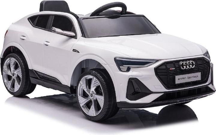 Immagine prodotto Es-toys Auto elettrica per bambini Audi E-Tron con licenza 12V7AH Batteria e 4 motori- 2,4Ghz + MP3 + Pelle (12 V)