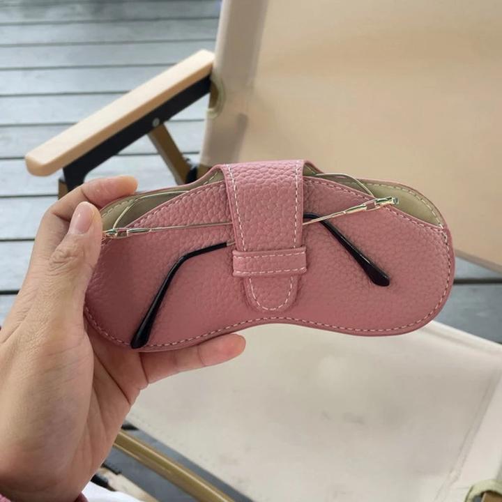 Only-Bags.Store PU Leder tragbare Brillen Tasche Sonnenbrille Lagerung Taschen Auto Brille Schutzhülle