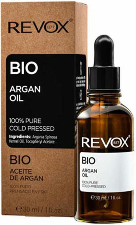 Revox Bio Argan Oil 100% Pure Cold Pressed for Face, Body, Hair (Körperöl, 30 ml)