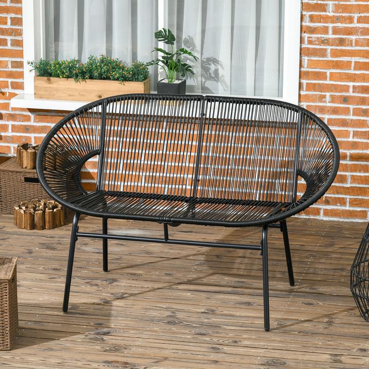 Produktbild Outsunny Gartenkorbbank