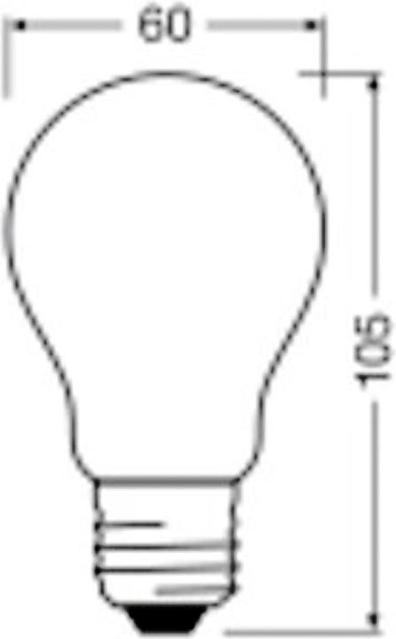 Actual product image Osram Led Filament Classic A (E27, 2.50 W, 470 lm, 1 x, A)