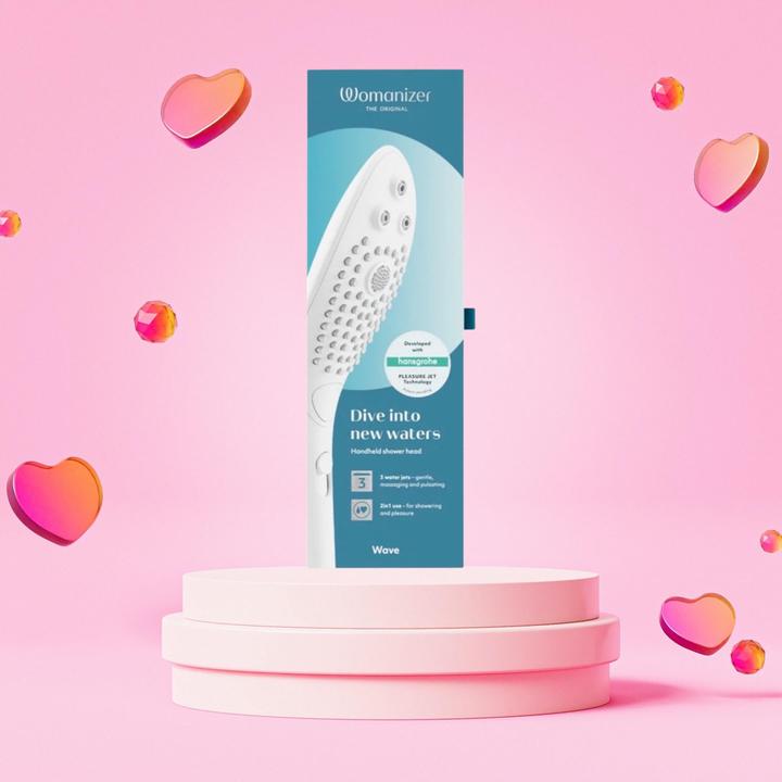 Actual product image Womanizer Wave white intimate shower head