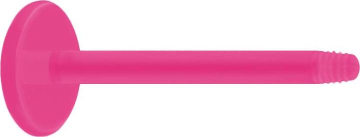 Actual product image Star Piercing Micro labret rod pink (Acrylic, without brass)
