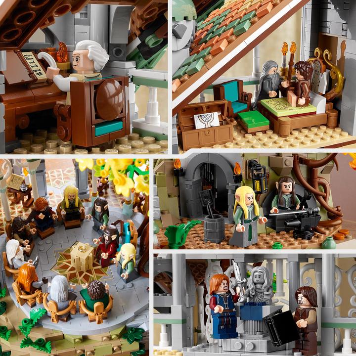 Actual product image LEGO Rivendell (10316, LEGO Lord of the Rings, LEGO Rare Sets)