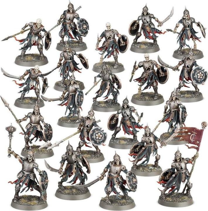 Actual product image Games Workshop Warhammer Age of Sigmar - Soulblight G Deathrattle Skeletons (Plastic)