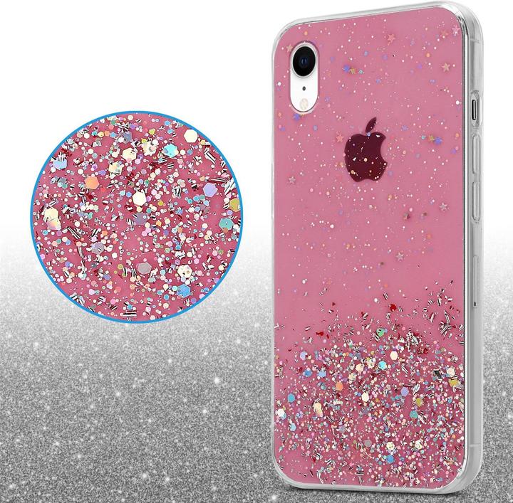 Image du produit Cadorabo Couverture TPU paillettes scintillantes (Apple iPhone XR)