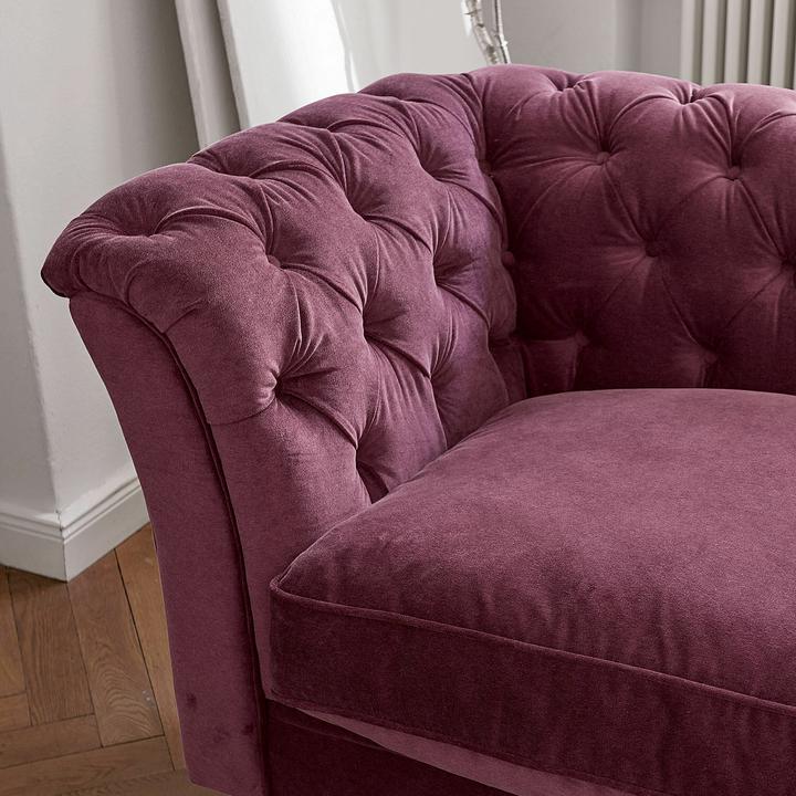 Actual product image Loberon Sofa Clères purple (Corner sofa)