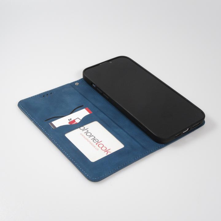 Produktbild PhoneLook Leder Tasche Flip Wallet vintage mit Magnetverschluss und Kartenhalter (Apple iPhone 13)