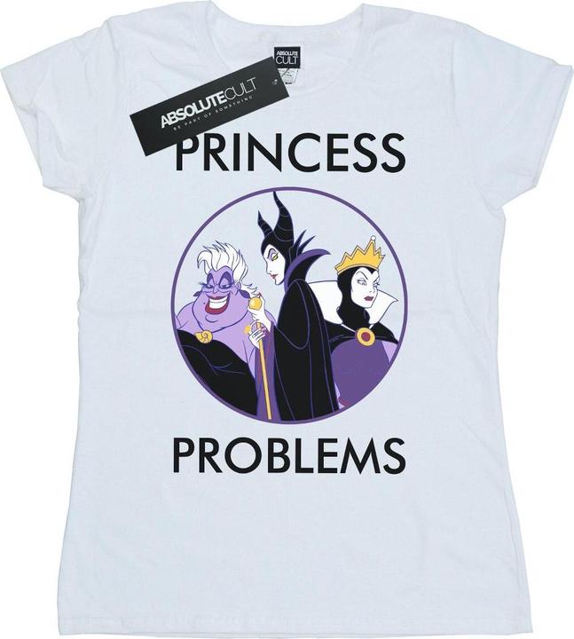 Actual product image Disney Womens/Ladies Villains Princess Headaches Cotton T-Shirt (M)
