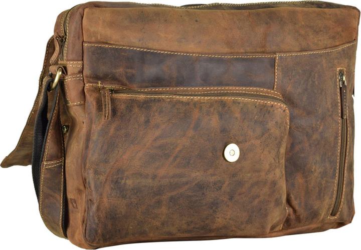 Image du produit Greenburry Vintage Revolver Bag Sac à bandoulière en cuir 40 cm