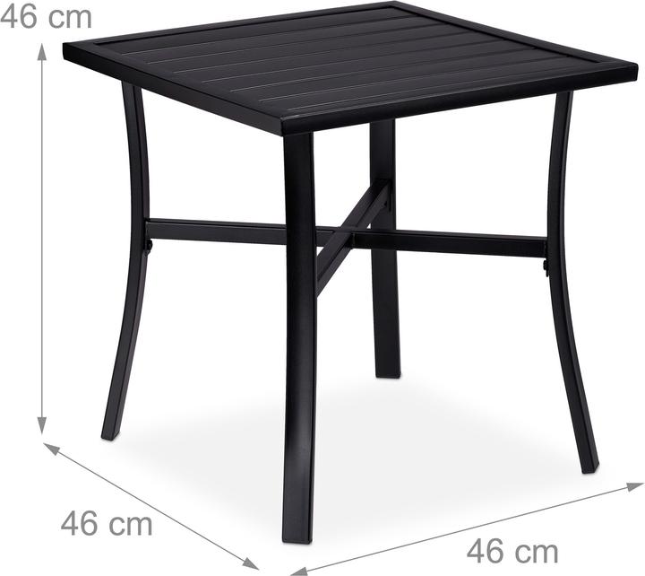Actual product image Relaxdays garden table (46 cm)