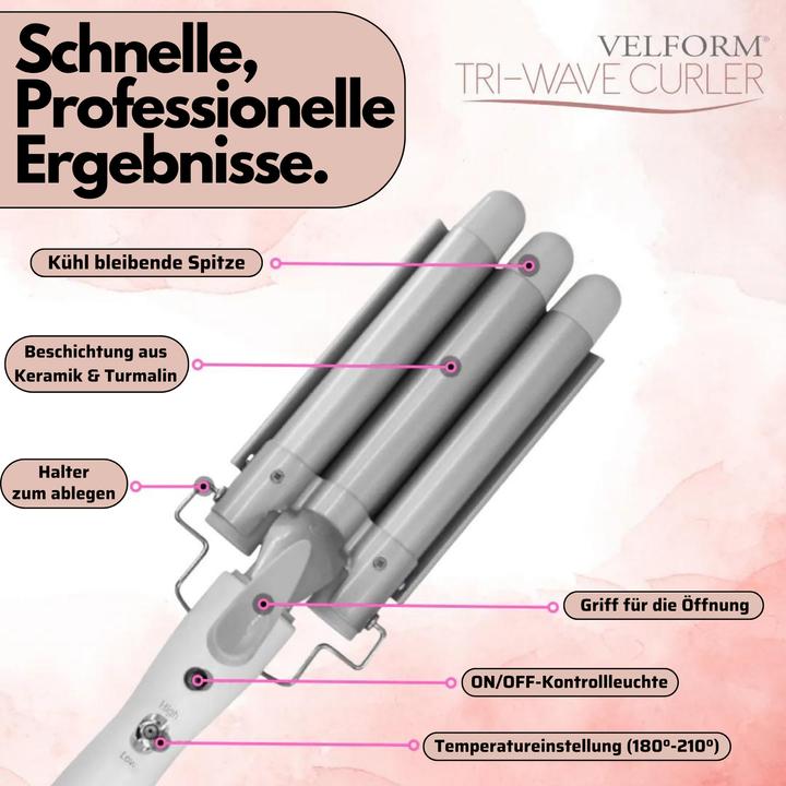 Image du produit Lipo Tri-Wave Curler