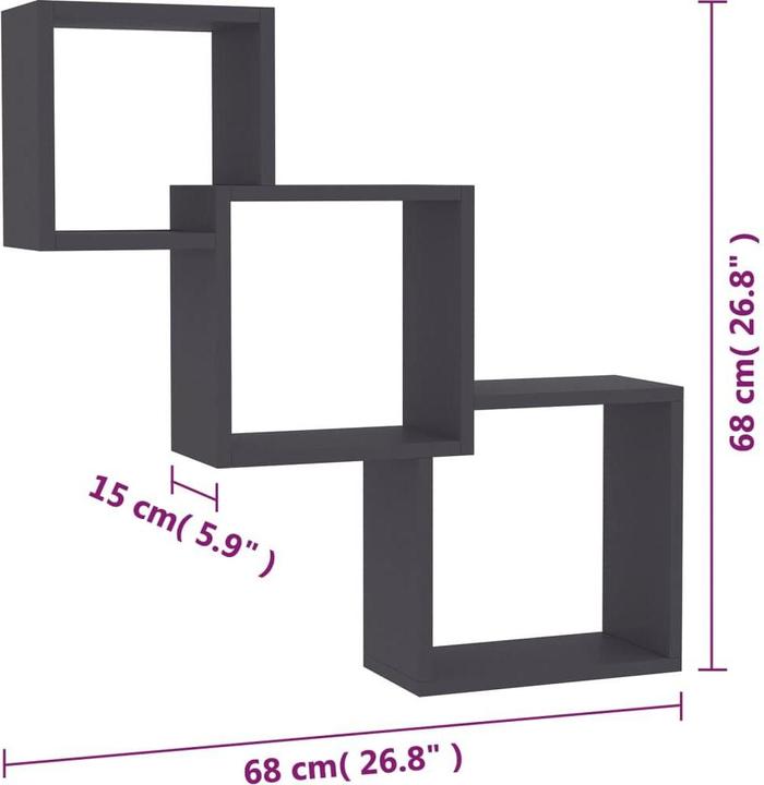 Produktbild VidaXL Gwendolin (68 x 15 x 68 cm)