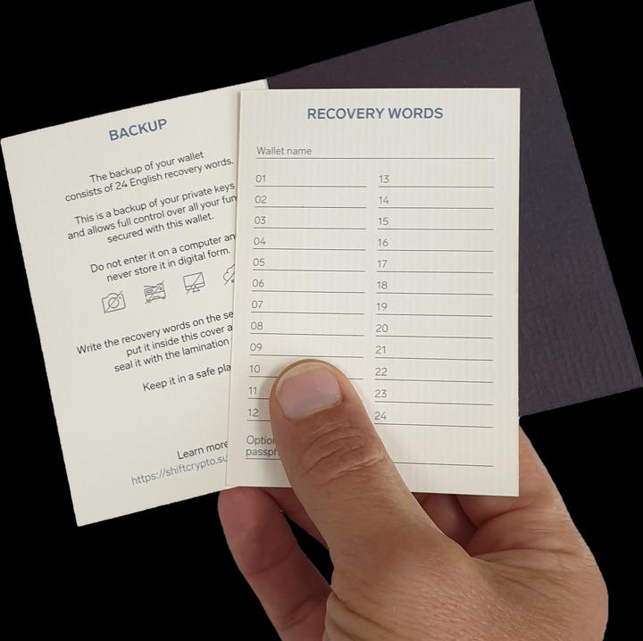 Produktbild BitBox Backup Cards
