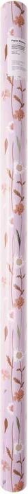 Actual product image Rico Design Wrapping paper flower tendrils lilac 70cmx2m (Wrapping paper, 1 x)