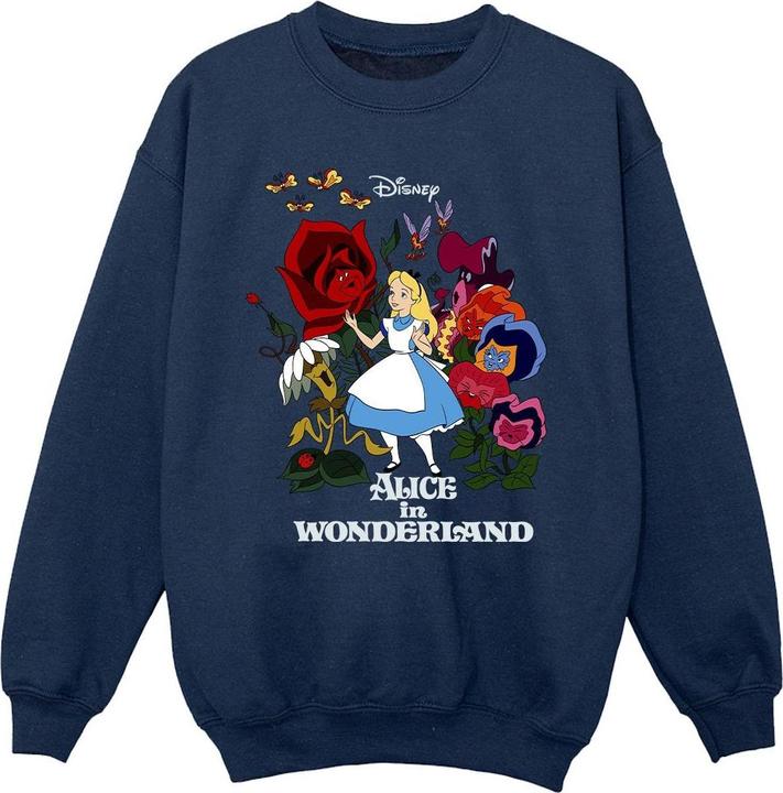 Produktbild Disney Alice In Wonderland Flowers Sweatshirt Mädchen (128)