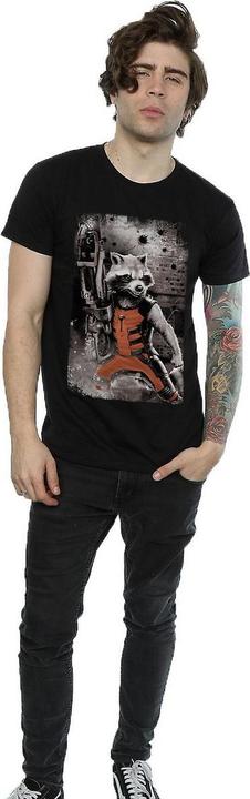 Immagine prodotto Guardians of the Galaxy Maglietta da uomo in cotone Standing Rocket Raccoon (XXL)
