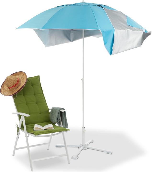 Actual product image Relaxdays Beach shell Umbrella (1.80 m)