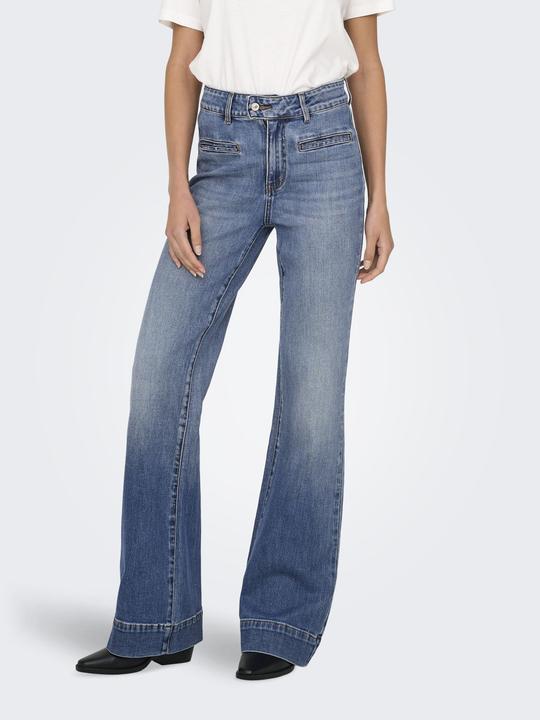Image du produit Only ONLJUICY Hohe Taille Weiter Beinschnitt Jeans Jeans mit weitem Bein (W27/L32)