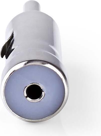 Immagine prodotto Nedis Connettore antenna auto spina dritta rame 50 ohm a pressione metallo argento 10 pezzi Ums (Cavi antenna)