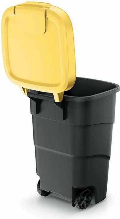 Prosperplast Gartenkorb Keden WHEELER 110 L - gelb (110 l)