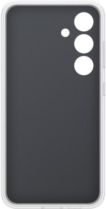 Actual product image Samsung Cover Keith Haring illustration heart and edge silicone white (Samsung Galaxy S24+)