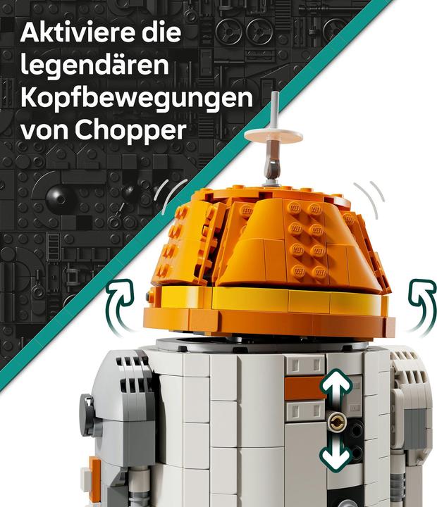 Produktbild LEGO Astromech-Droide Chopper (C1-10P) (75416, LEGO Star Wars)